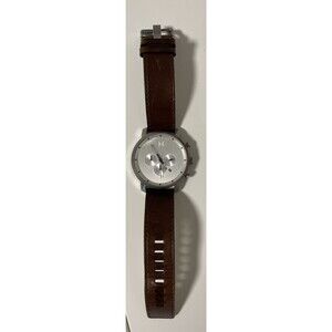 MVMT Men's Watch Brown Leather Band Preowned